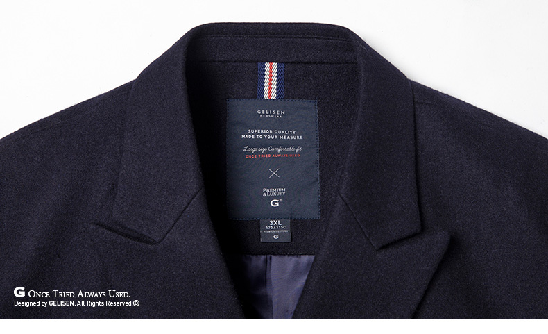 GELISEN quần áo nam size lớn kinh doanh thời trang giản dị đôi ngực lớn cộng với áo blazer béo - Cực lớn quần áo thể thao nam big size akyoo