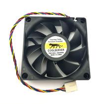 Leopard original 7020 high speed cpu fan blade 7cm double ball radiator fan 4 line temperature control speed regulation
