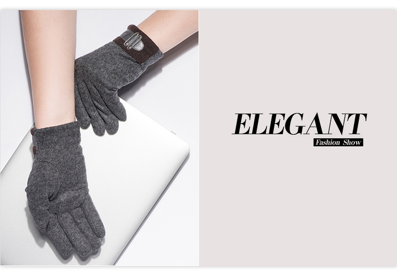 Gants pour homme en Laine Cachemire - Ref 2781601 Image 16