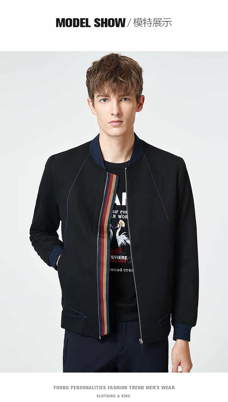 Blouson homme KIKC manches longues en Laine - Ref 3117047 Image 9