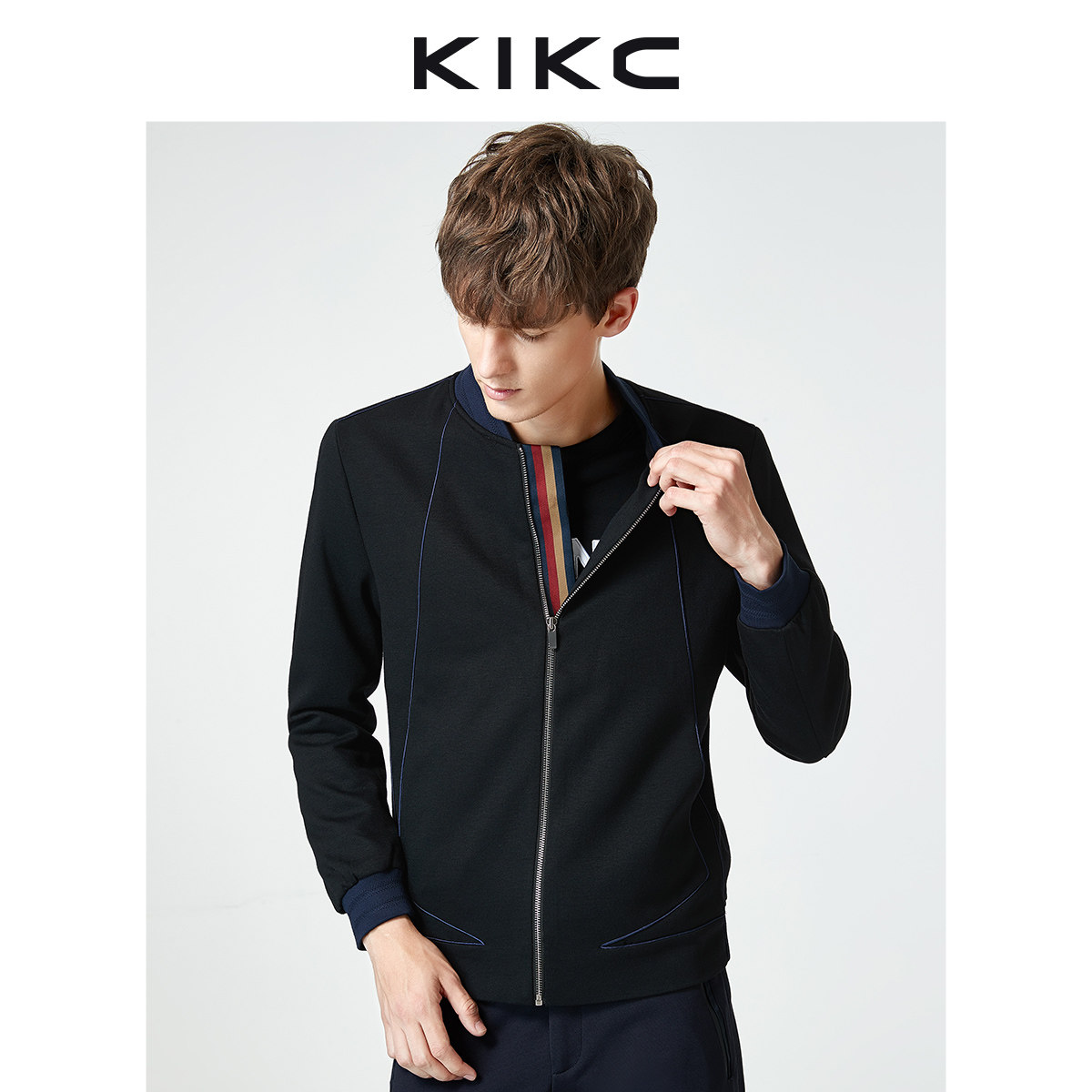 Blouson homme KIKC manches longues en Laine - Ref 3117047 Image 3