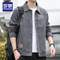 Мужская осенняя куртка, трендовая универсальная рубашка для отдыха