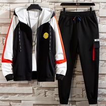 Youth autumn new mens jacket Korean trend middle school students casual sports jacket baseball suit