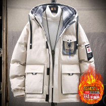 Youth winter cotton clothes male soil junior high school students handsome coat men down cotton clothes winter cotton jacket