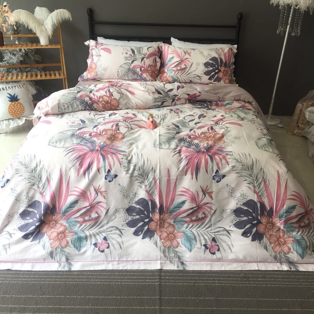 2018 mới mùa đông bộ đồ giường bộ nhập khẩu dài chủ yếu bông đảo Pakistan comforter khăn trải giường một gia đình bốn - Bộ đồ giường bốn mảnh chăn ga gối đệm đẹp