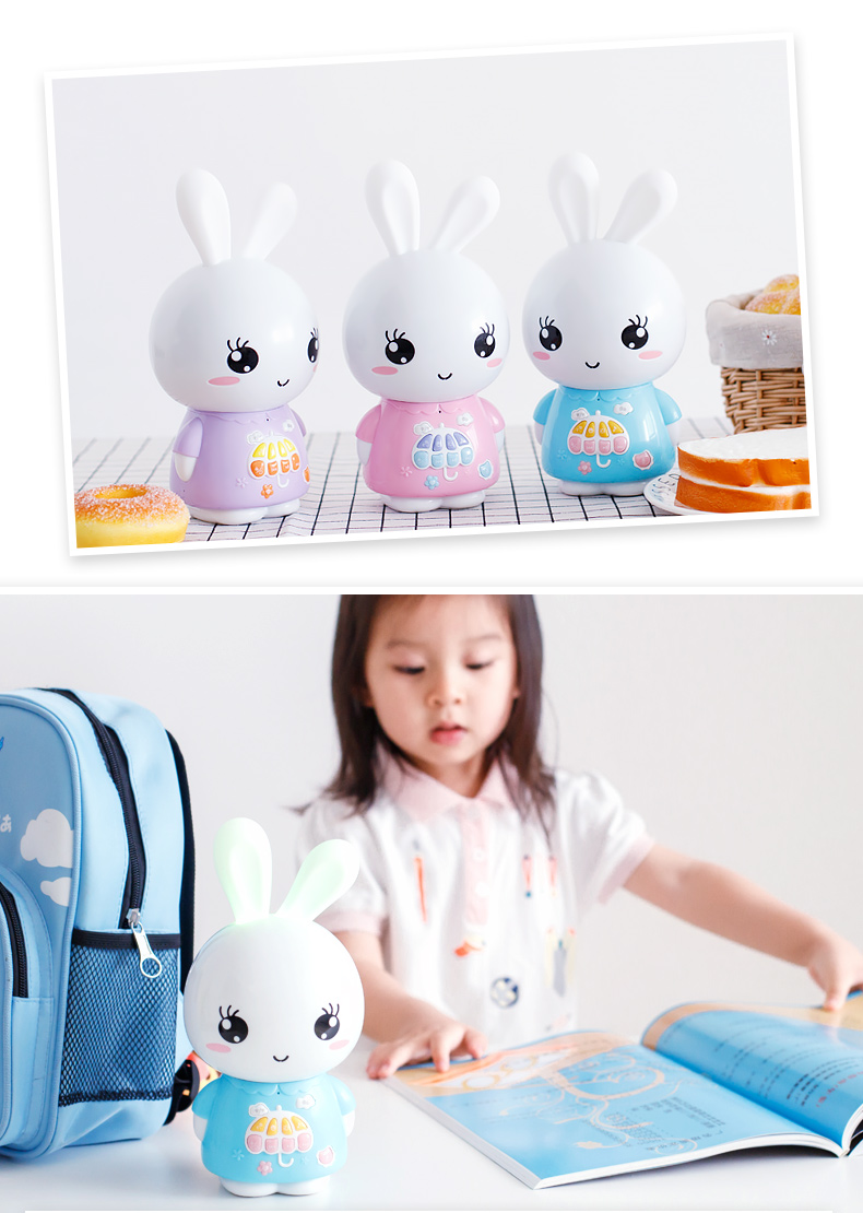 Thỏ lửa F6S Tmall Elf WIFI Câu Chuyện Máy Thông Minh Bé Trẻ Con Toy Learning Machine 0-3 Năm Giáo Viên Cũ flash card giáo dục cho bé