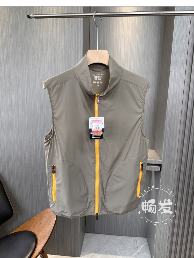 Жилеты 日系轻奢高端！户外机能马甲 夏季男士轻薄速干运动坎肩背心外套 Taarab