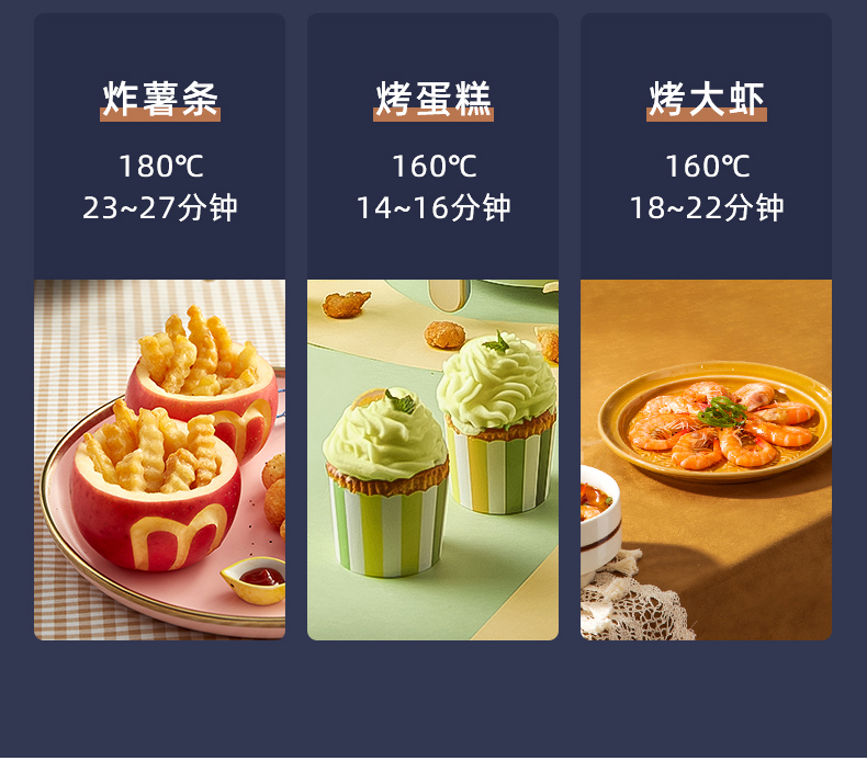 小熊 全自动多功能空气炸锅 3.5L 图10