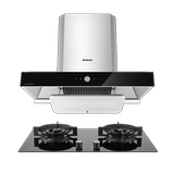 DE＆E/德意 Ht9825+se320l дымовая плита, накачанная капюшона, газовой плита, набор еды, та же модель