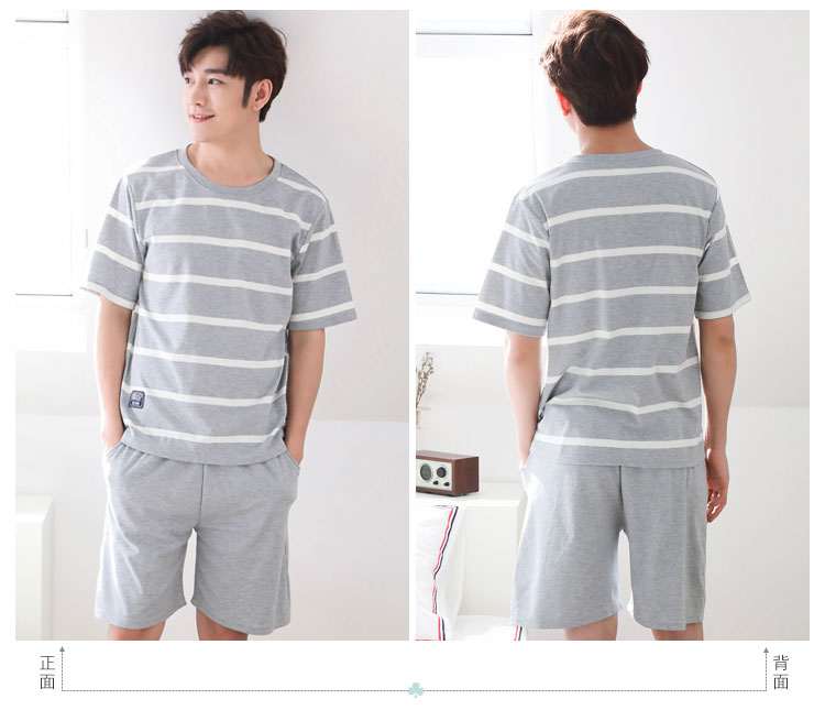 Vài bộ đồ ngủ mùa hè ngắn tay cotton Hàn Quốc phần mỏng kích thước lớn người đàn ông lỏng lẻo của phụ nữ hai mảnh phù hợp với dịch vụ nhà mùa hè pijama nữ