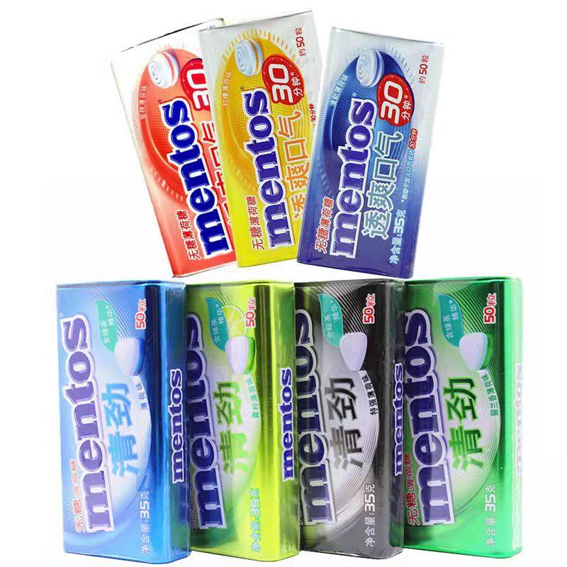 Linage A Mantox clear and strong Peppermint Sugar Iron Kit 35g Cool Runthroated Mint Lemon