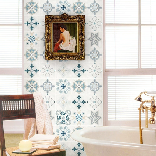 Северная стиль кухонная масла -наклейка с наклейкой в ​​ванной комнате ванная комната на стенах.