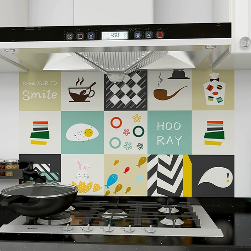 Мультяшная наклейка, термостойкая самоклеющаяся плита, водонепроницаемые самоклеющиеся обои на стену, увеличенная толщина