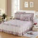 Bông bedspread giường váy một mảnh khăn bông 1.8m bộ đôi của ba mảnh giường bìa Simmons bảo vệ tay - Váy Petti