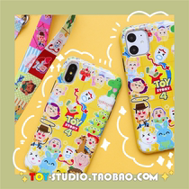 Q version of Apple 11 phone case iphone 11pro MAX silicone soft case female X cartoon phone case