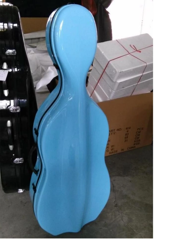 4/4 Cello Hộp sợi carbon Hộp đàn piano Túi đeo vai Túi chống mưa Túi siêu nhẹ Hộp đựng đàn piano Hộp phụ kiện nhạc cụ - Phụ kiện nhạc cụ