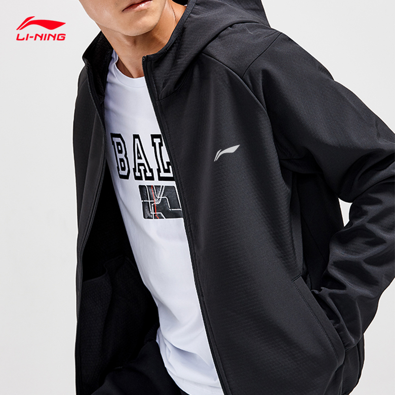 Li Ning stormtrooper men's coat Spring and Autumn 2022 new jacket cardigan sweatshield windbreaker casual hood top