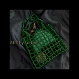 Брендовый ретро вместительный и большой браслет из бисера для отдыха ручной работы, сумка на одно плечо, набор материалов, DIY