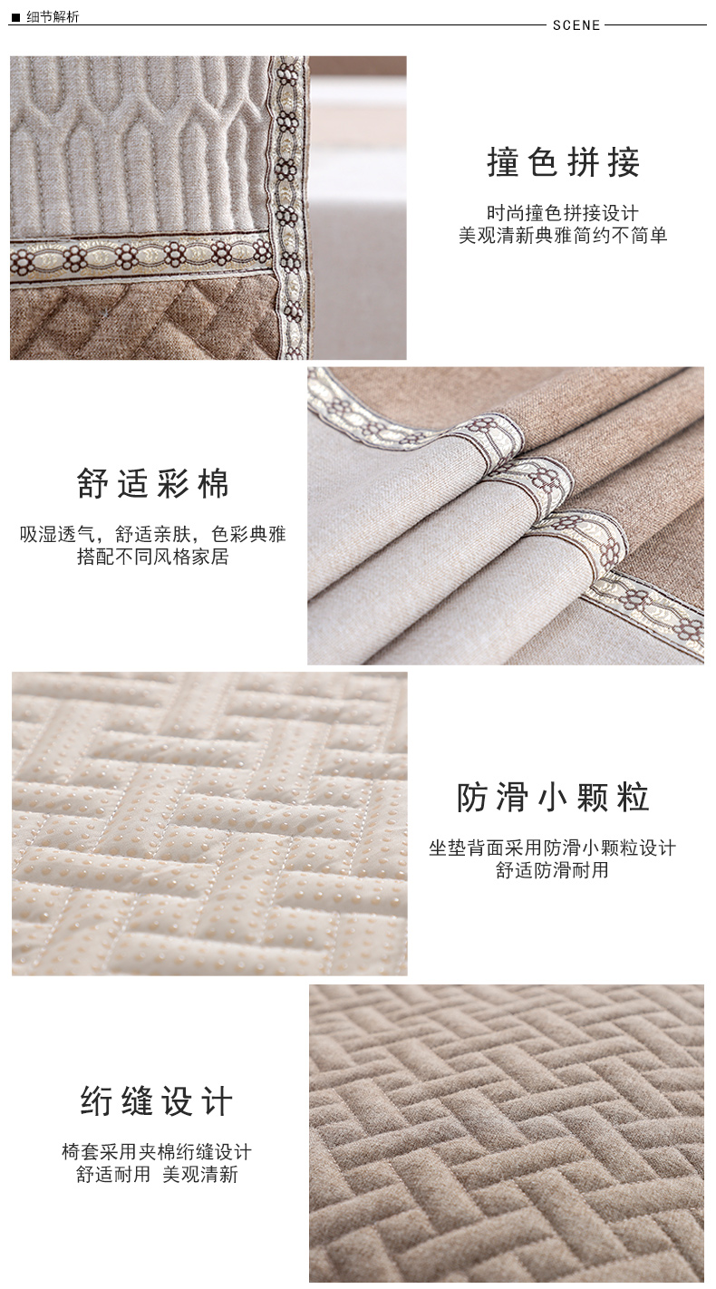 Bàn cà phê khăn trải bàn bằng vải cotton khăn trải bàn hình chữ nhật bàn ăn và ghế bọc đệm đặt ghế bao gồm chung khăn trải bàn hoa văn