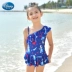 Disney Winter Romance Đồ bơi trẻ em Cô gái Xiêm Công chúa Váy Áo tắm Cô gái Big Boy Đồ bơi - Đồ bơi trẻ em đồ bơi cho bé trai Đồ bơi trẻ em