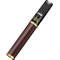 Big ship small leaf red sandalwood cigarette tip filter cycle cleanable filter tip mens smoking filter tip thick medium and fine three-purpose