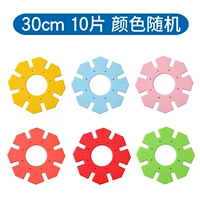 Очень большой, 30см, со снежинками, 10 штук