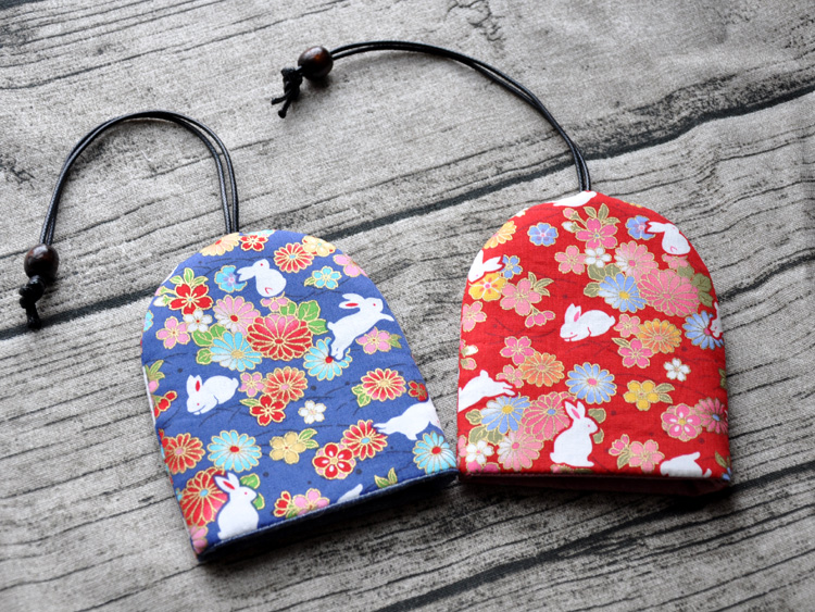 Handmade tùy chỉnh và gió thỏ vải kéo loại sáng tạo túi chìa khóa công suất lớn ví đựng tiền 