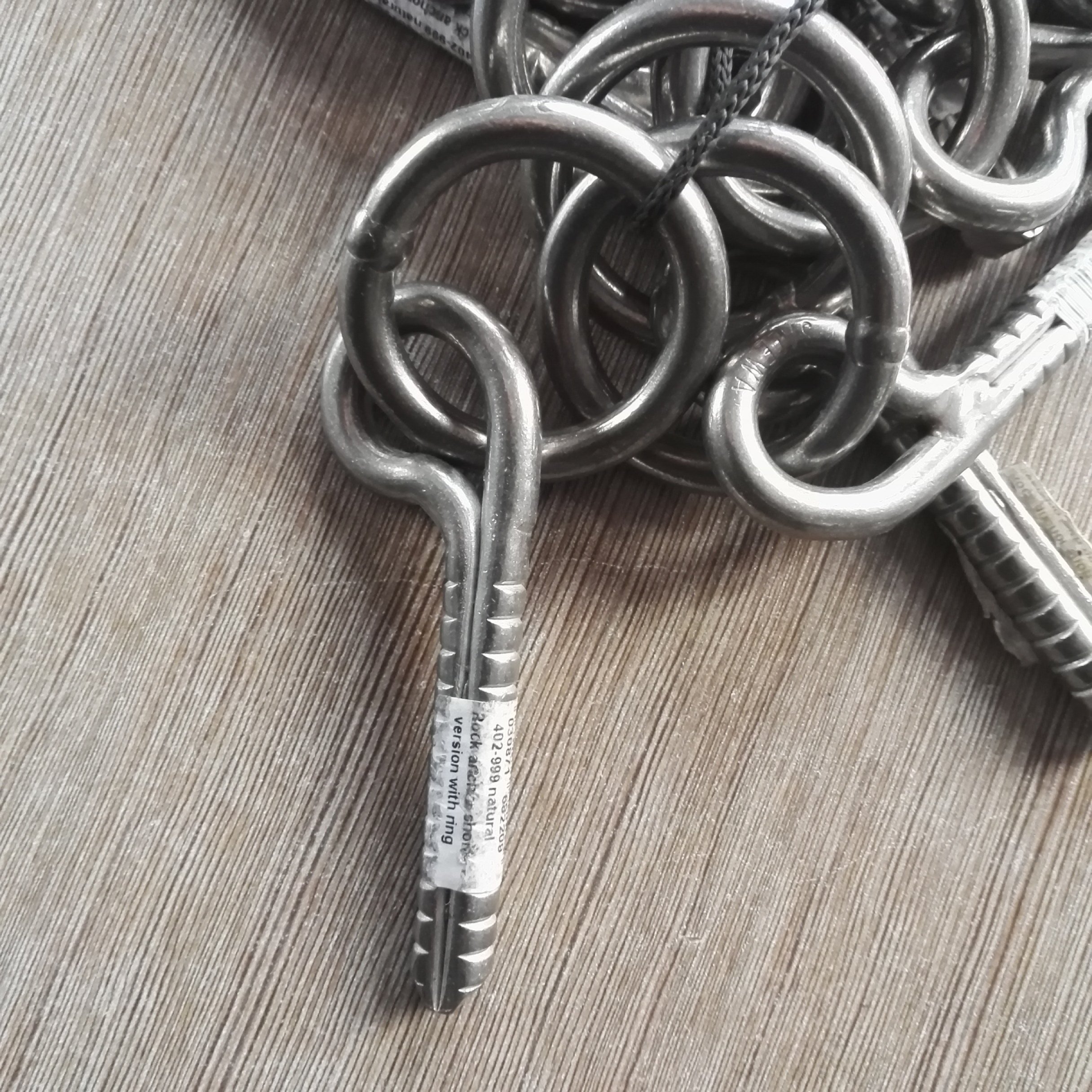 Counter German Eagle Outdoor climbing climbing downhill equipment with ring rock nail rock anchor 7cm, 400