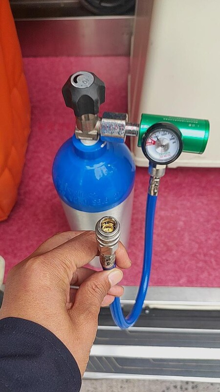 Jiujiu Xin Emergency Ventilator National Standard Oxygen Connection Tube, Jiujiu Xin Transport Ventilator Oxygen Tube, Oxygen Source Tube