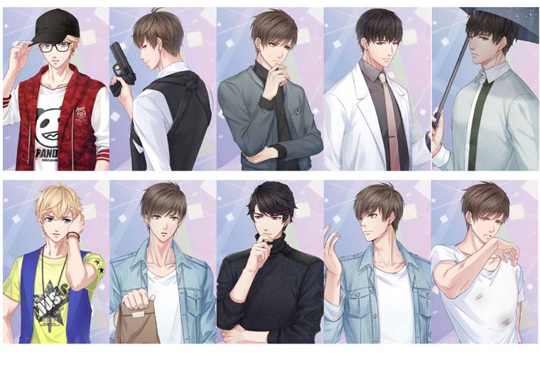 Tình yêu và nhà sản xuất Xu Mo Baiqi Crystal Scrub Card Sticker Anime Card Sticker Sticker Ngoại vi 10 tờ - Carton / Hoạt hình liên quan hình sticker đồ ăn
