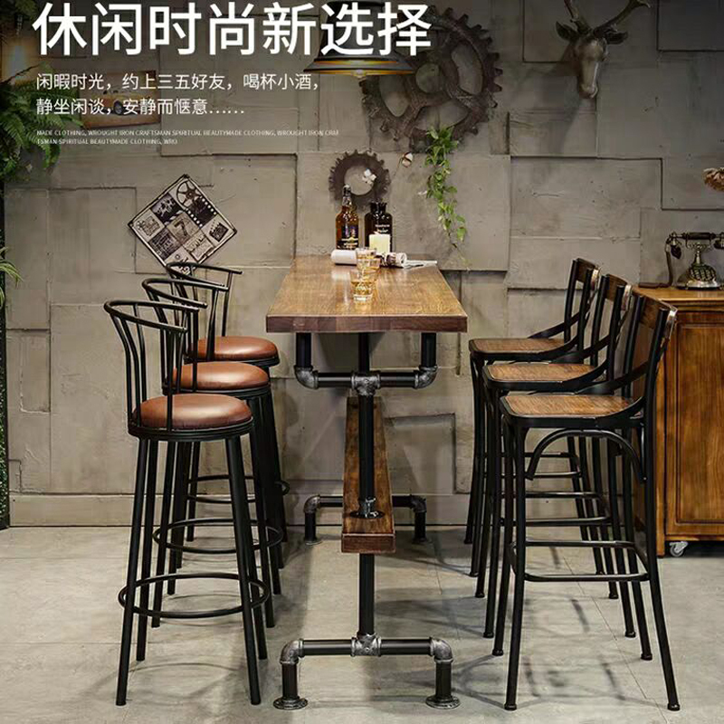 High Table, Solid Wood Wall-Mounted Table, Bar Table and Chair Set, Long Table, Home Balcony, Personalized Bar Counter Table, Small High Table, Solid Wood Wall-Mounted Table, Bar Table and Chair Set, Long Table, Home Balcony, Personalized Bar Counter Table, Small