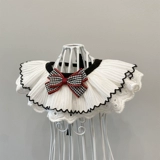 Кошка, собака рта рта водяной полотенце домашние животные на шее, марионеточная марионет