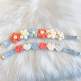 Брендовый трикотажный шарф, слюнявчик, милый нагрудник, плетеный аксессуар ручной работы