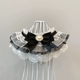 Забор для домашних животных, кошки, собаки, водяные полотенца, кружево воротник, марионеточный синий и белый, британский короткий плюшевый кордиби