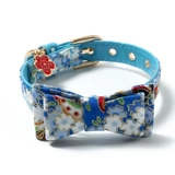 Японская галстук-бабочка, чокер с бантиком, колокольчик, шарф, аксессуар, кот, домашний питомец