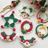 Петухой рождественский вязание шеи воротнички кошки и собаки Фестивали.