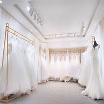 Wedding shop high-end floor-to-ceiling display shelf dress photography model Xiuhe clothing studio photo studio hanger