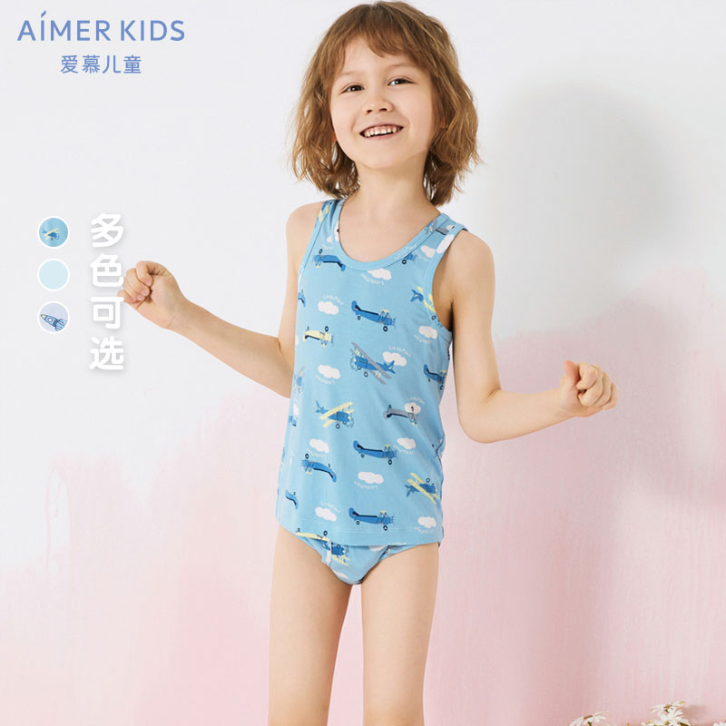Admired children 1 year old Angel pants Boy boy baby printed middle triangle underpants AK224091