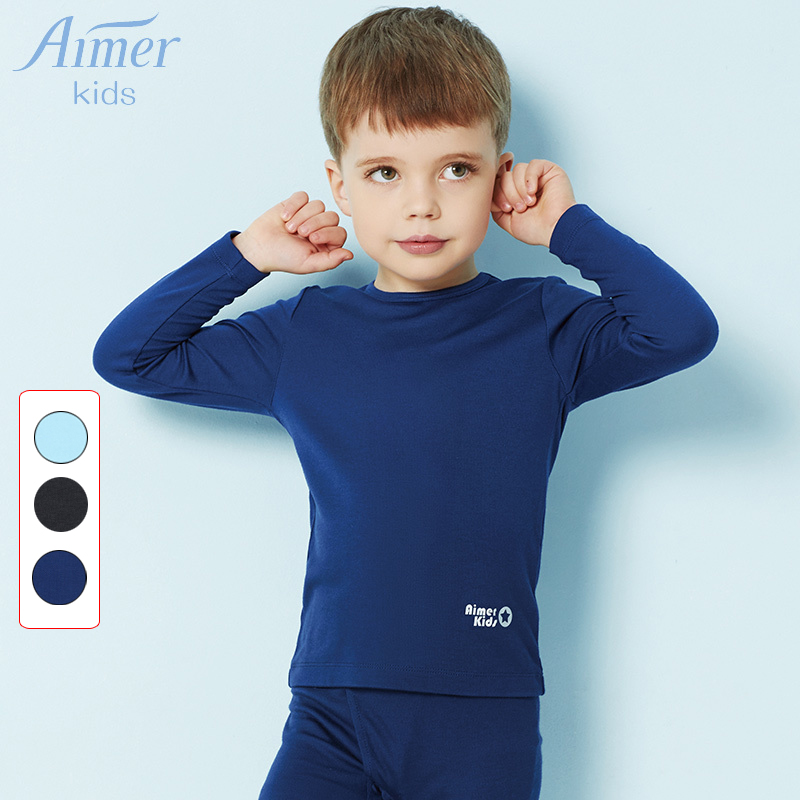 Love children Boys Boys Boys Baby students warm heart warm underwear long sleeve autumn clothes top AK272U81