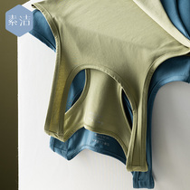 Mens I-shaped vest Pure cotton stretch tight fit slim-type hurdler fitness exercise wear base breathable undershirt summer