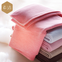 De velvet silk warm pants Womens fever wear high waist plus velvet autumn pants Cotton pants no trace leggings pants winter