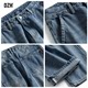 ກາງເກງເດັກນ້ອຍຜູ້ຊາຍ summer ບາງ jeans ຜູ້ຊາຍຊື່ 2024 ກາງເກງຂາກວ້າງຂອງຜູ້ຊາຍແນວໂນ້ມອາເມລິກາ