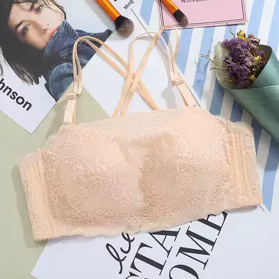 Beauty back bra gathers thin lace women without steel ring cross belt sexy underwear anti-light bra bra summer
