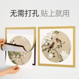 Рамка для картин китайской живописи, висящая на стене 30, квадратная магнитная каллиграфия и живопись, каллиграфия в рамке, картонная внешняя рамка 33, магнитные наклейки на стену 38