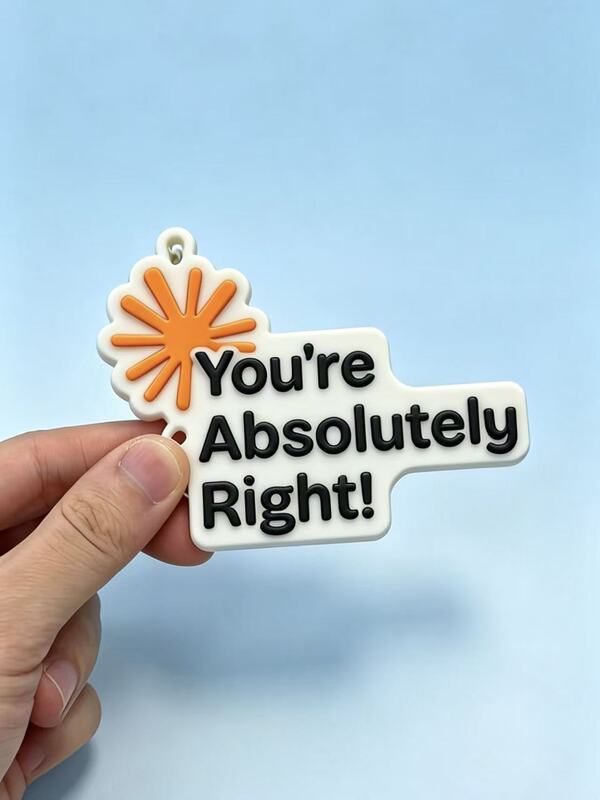Super Animals | Claude, You Are Absolutely Right Bag Charm Keychain