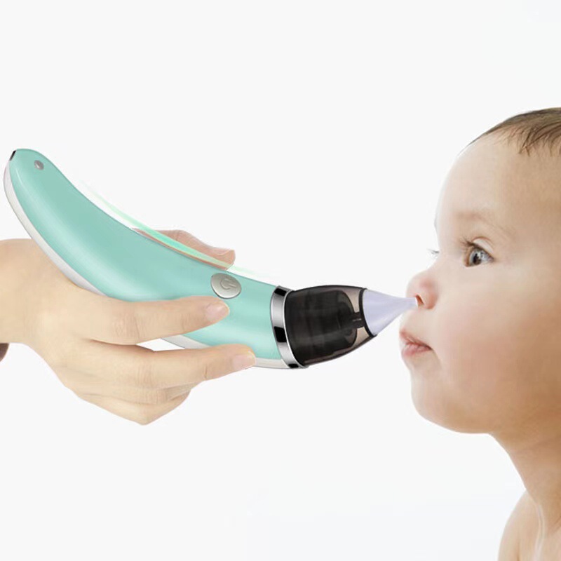 Baby Electric Nasal and Earwax Suction Device, Dual-Purpose Nasal Mucus Cleaner, Newborn Baby Nasal Mucus Cleaner, Children's Nasal Mucus Cleaner