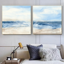 Living Room Decoration Painting Sofa Background Wall Creativity Two United Combination Hang Painting Modern Minima Restaurant Wall Decoration Mural Painting