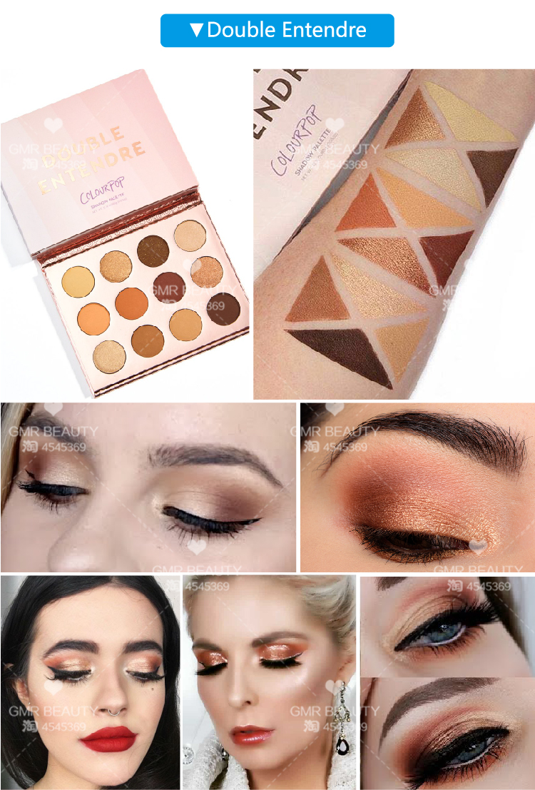 Bảng màu mắt Karaoke GMR Colourpop Có Xin vui lòng Sunset She Rose Disc Tặng nó bảng phấn mắt cho người mới bắt đầu