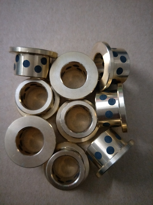 JFB flip-sided flange graphite copper sleeve oil-free bushing inner diameter F50*60*40 50 60