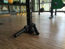 Physical training rack attachment Double barrel core battery